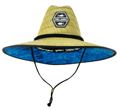 PELAGIC BAJA STRAW HAT BLUE HEX